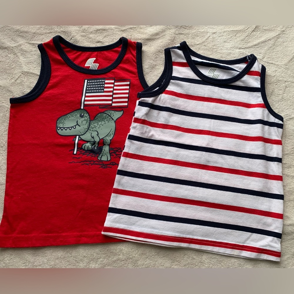 The Children’s Place 2 boys tanks ⭐️💫Free with any Toddlers purchase size⭐️💫